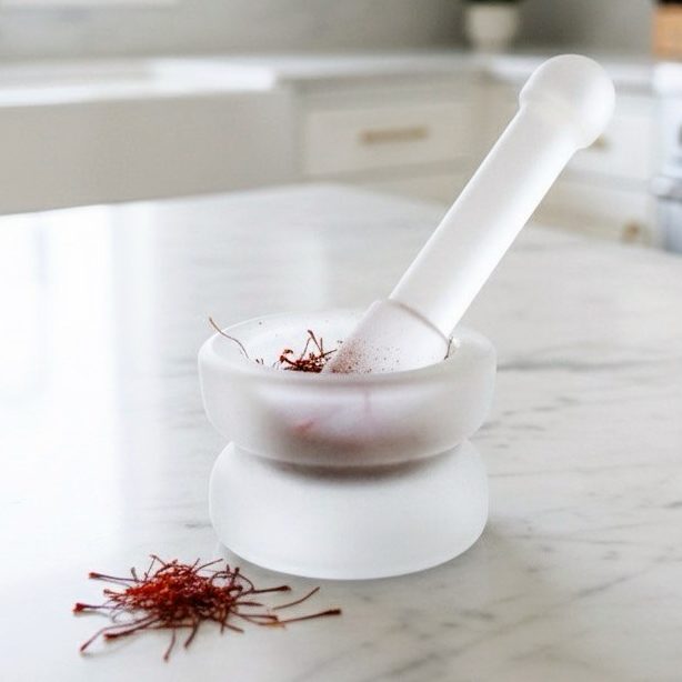 Crystal Mortar and Pestle